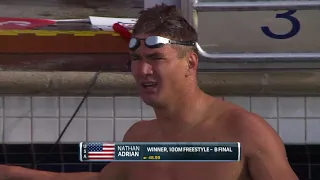 Men’s 100m Free B Final | 2018 TYR Pro Swim Series – Santa Clara