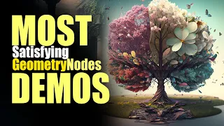 Most satisfying geometry nodes demos