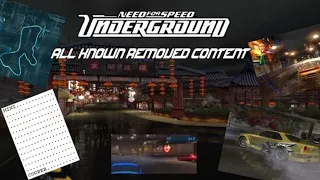 (REUPLOAD, ReadDesc.) The Need For Speed Underground Pre-release (All removed content) ft. HGCentral