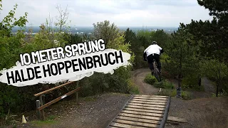 10 Meter Sprung auf der Halde Hoppenbruch | Die Angst bekämpfen | Buschgap und Stein | Bike and Ride