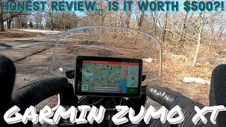 GARMIN ZUMO XT FULL REVIEW - Plus... Unbox, Install, Glove Test, Rain Test, Riding, Final Thoughts.