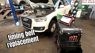 Audi timing belt replacement 2.0tdi CFFB
