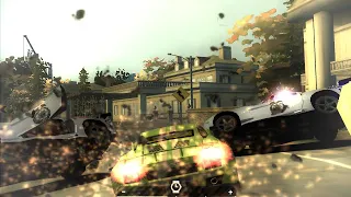 Need for Speed Most Wanted - HUGE Level 5&6 Pursuit - Eliminating Cross - No Escape :(