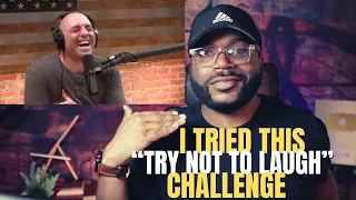 Trying to get through Joe Rogan Experience Try Not To Laugh Part 1 | First Reaction!!