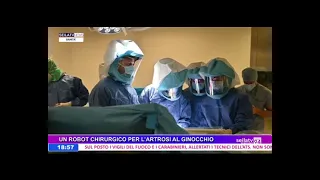 Un robot chirurgico per l'artrosi al ginocchio in Humanitas Gavazzeni e Castelli