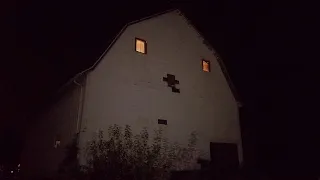 EXPLORING A SCARY HAUNTED BARN (He was Touched)