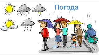 Погода на русском языке. Weather in Russian