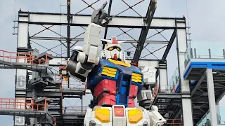 Yokohama Gundam Factory moving gundam show.