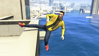 GTA 5 Snow Parkour Fails ep.9 (Euphoria Physics)