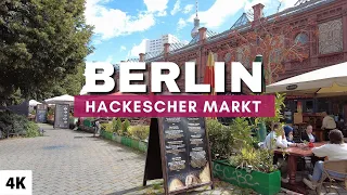 City Walk Hackescher Markt Berlin 🇩🇪 Germany | ☀️ sunny 4K Walking Tour