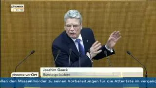 Rede Joachim Gauck vor dem Landtag von Baden-Württemberg