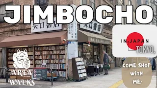 JIMBOCHO Walk✨WOODBLOCK Prints, BOOK Shops, SHOWA Retro, WASHI Paper + Haul! SHOPPING in JAPAN🇯🇵