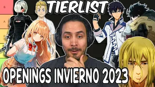 🔥¡Mi Tier list de TODOS los OPENINGS de INVIERNO 2023! 👀