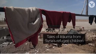 Tales of trauma from Syria's refugee children