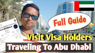 Abu Dhabi Visit Visa Full Guide | UAE Visit Visa Holders Traveling To Abu Dhabi | Live Talk Dubai