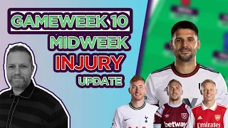 FPL Injuries | FPL Gameweek 10: Essential Injury Update (MITROVIC Latest News)