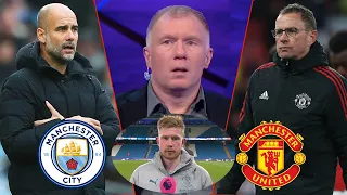 Man City vs Man United 4-1 Kevin De Bruyne On Fire🔥 Pep And Ralf Rangnick Reaction Analysis