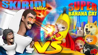 SUPER BANANA CAT Saves Friends from SKIBIDI TOILET | Happy Cat Funny Cartoon 41