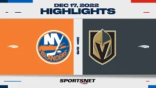 NHL Highlights | Islanders vs. Golden Knights - December 17, 2022