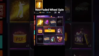 New Faded Wheel Spin 😂 || Free Fire  Dragon Swipe Emote Faded Wheel Spin #freefire #shorts