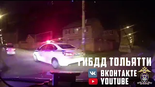 Погоня за пьяным мотоциклистом в Тольятти