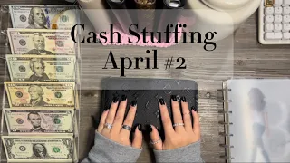 Cash Stuffing Envelopes and Sinking Funds | April | Paycheck #2 | 2024 |