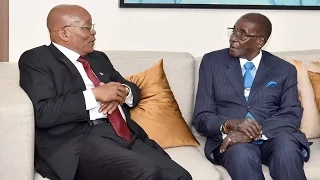 President Jacob Zuma holds bilateral meetings on the sidelines of the WEF Africa