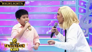 Vice, Ogie, and Darren promise to fulfill Janrel's wish | Tawag ng Tanghalan Kids