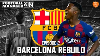 Barcelona FM21 Beta | Episode 2 | Champions League | Football Manager 2021