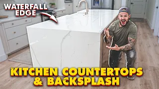 Kitchen Makeover + WATERFALL COUNTERTOPS (Ep.4)