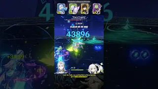 Neuvillette Hyperbloom vs 4.1 Spiral Abyss 12-2-2 Dirge of Coppelia in 36sec l #genshinimpact