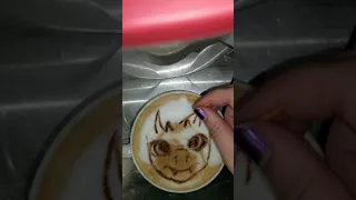 Azymondias latte art