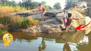 TRY TO NOT LAUGH CHALLENGE Must watch new funny video 2020_by fun sins।village boy comedy video।ep35