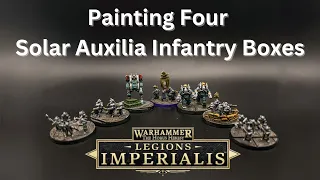 How to Paint Epic Scale Solar Auxilia for Warhammer Legions Imperialis and not Rage Quit