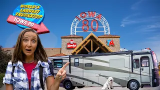 24 Hours At The World's Largest Truck Stop! RV Overnight Camping
