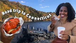 Fall Road Trip to Connecticut Vlog | Mystic, CT for leaf peeping, eats, and all things steam powered