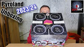 1.000 € Pyroland Silvester Feuerwerk Unboxing 2023/24 | Mega Feuerwerk Pakete auspacken [Full HD]