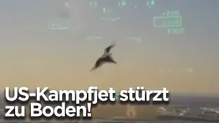 US-Kampfjet stürzt nach Vogelschlag ab! Video aus Cockpit aufgetaucht!