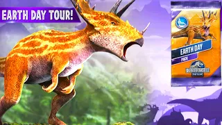 EARTH DAY TOUR GET HYBRIDS DRACOCERATOPS | HT GAME