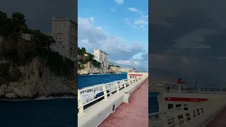 Digue de Fontvieille in  #Monaco 🇲🇨🌊