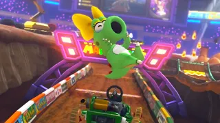 Mario Kart 8 Deluxe DLC - 200cc Boomerang Cup (Green Birdo Gameplay)