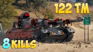 122 TM - 8 Frags 6.6K Damage - Not enough time! - World Of Tanks