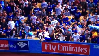 Dodger Fan Ejected for Interference Vs Rockies