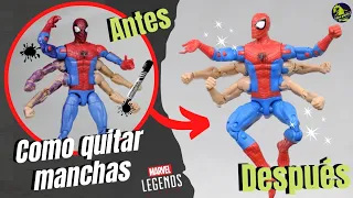 Cómo quitar manchas de nuestras figuras !!!!!!! Marvel Legends