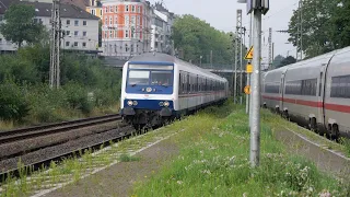 Eisenbahnverkehr in Wuppertal Barmen Mit Br 462 442 412 186 1440 411 429 146 185 402 101 643 3429