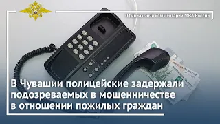 Ирина Волк: В Чувашии полицейские задержали подозреваемых в мошенничестве в отношении пожилых