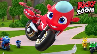 Best Stunts ⚡ Motorcycle Day | Ricky Zoom | Cartoons for Kids | Ultimate Rescue Motorbikes for Kids