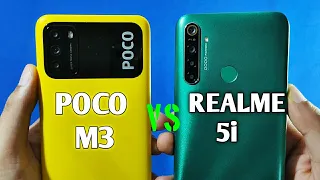 Poco M3 vs Realme 5i Speed Test & Camera Comparison || Antutu Bench Mark Scores