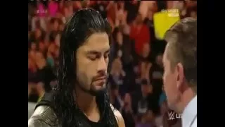 Roman Reigns Faces Vince McMahon WWE RAW 12/14/15