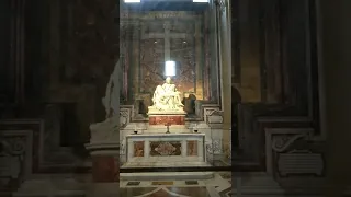 Michelangelo's Pieta 1498-1499 St. Peter Basilica. #short